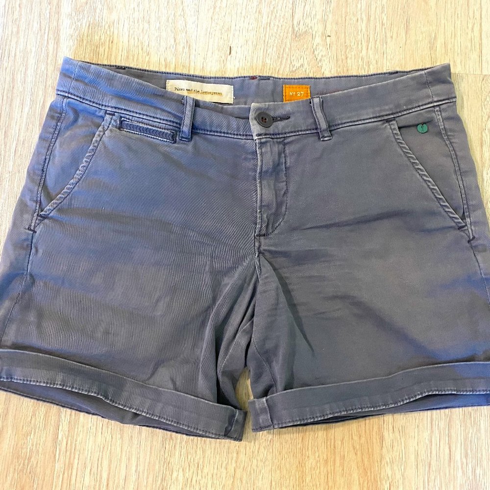 Cotton/Denim-blend Anthropologie shorts (Size 27)